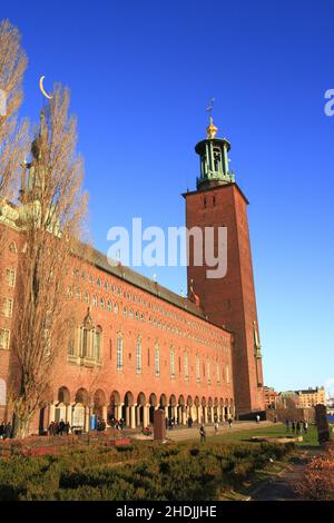 hôtel de ville, kungsholmen, stockholms stadshus, mairie, kungsholmens Banque D'Images