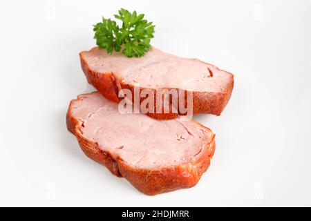 pain de viande, leberkase, pains de viande Banque D'Images