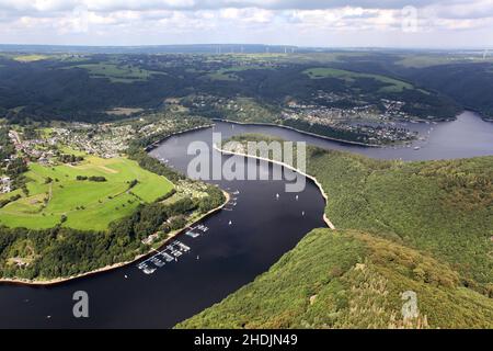 eifel, rursee, rurtalsperre, eifels, rursee,rurtalsperres Banque D'Images