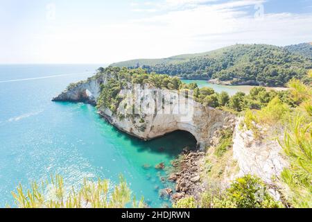 grotte, apulia, grottes, apulias Banque D'Images