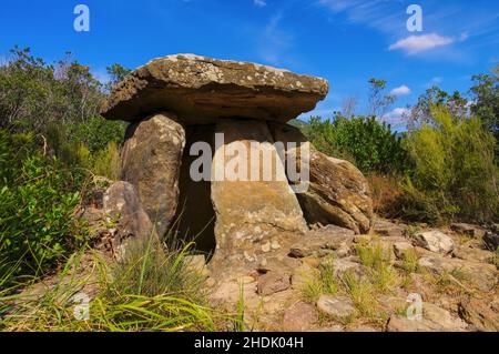mégalith, dolmen, dolmen de la bruyère, mégaliths, dolmens Banque D'Images