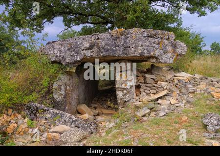 archéologie, dolmen, mégalith, archéologies, dolmens,mégalithes Banque D'Images
