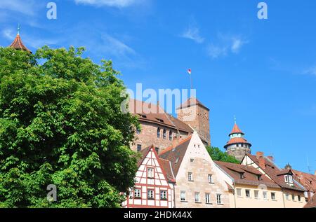 château de nuremberger Banque D'Images