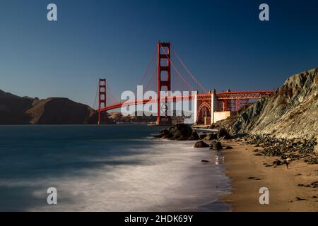 san francisco, pont de la porte d'or, san franciscos, ponts de la porte d'or Banque D'Images