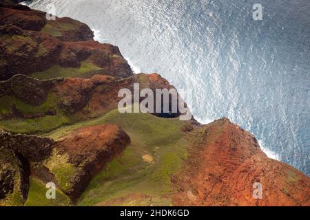 côte, îles hawaii, na pali, kauai, côtes Banque D'Images