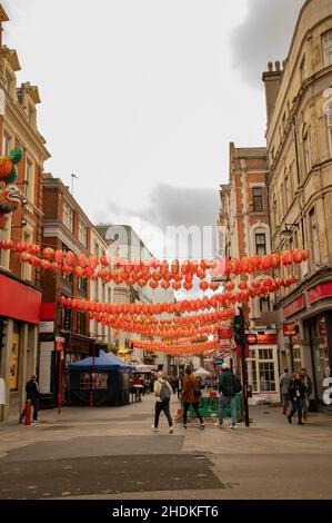 Ville chinoise de Londres Banque D'Images