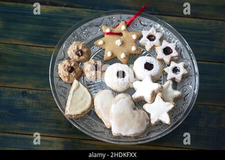 biscuits de noël, biscuits de noël Banque D'Images