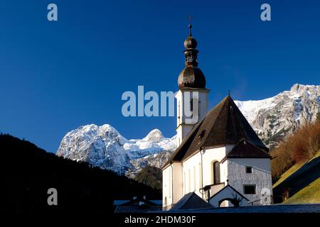 ramsau, saint sébastien, ramsaus, saint sébastien Banque D'Images