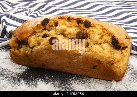pain aux raisins secs, pains aux raisins secs Banque D'Images
