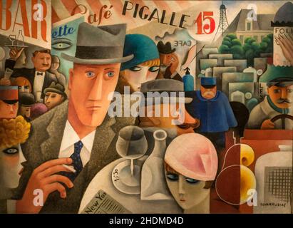 George Gershwin un américain à Paris 1929 par Miguel Corvarrubias au musée MALBA Buenos Aires, Argentine Banque D'Images