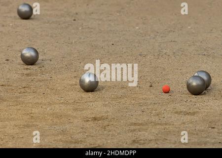 boule, sports de balle, boule de bocce, boules, boules de bocce Banque D'Images