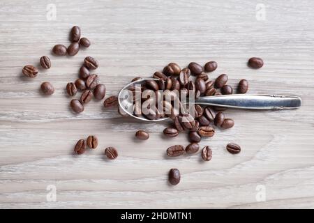 café, grains de café, cafés, grains de café Banque D'Images