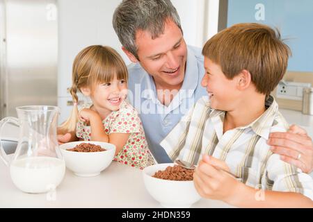 manger et boire, famille, ensemble, nourriture et boissons, familles,les togethers Banque D'Images