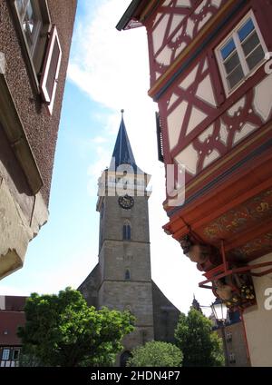 abbaye d'ichruch, öhringen, stiftskirches Banque D'Images