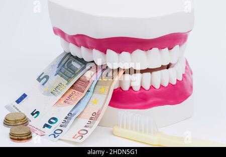 dentiste, modèle dentaire, assurance, dentistes, modèles dentaires,assurances Banque D'Images