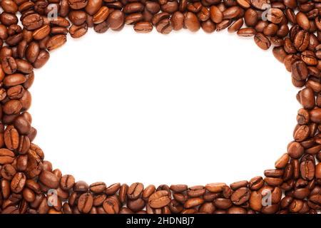 café, cadre, grains de café, cafés, cadres,grain de café Banque D'Images