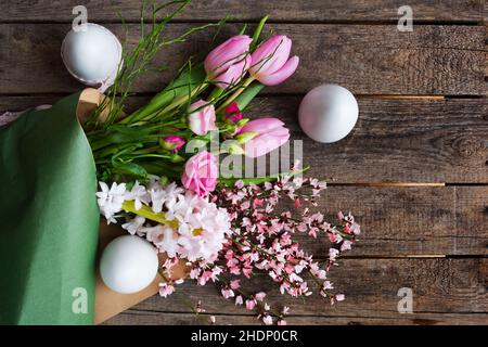fleurs de printemps, bouquet de printemps, fleurs de printemps, bouquets de printemps Banque D'Images