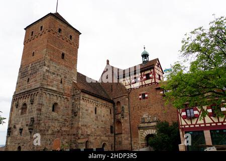 nuremberg, kaiserburg, nurembergs, kaiserburgs Banque D'Images