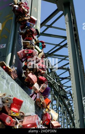 cadenas, amour conclu, cadenas Banque D'Images