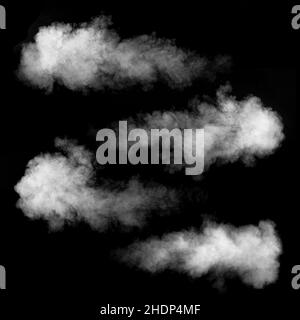 nuages, vapeur, fumée, nuage, vapeur,fume Banque D'Images