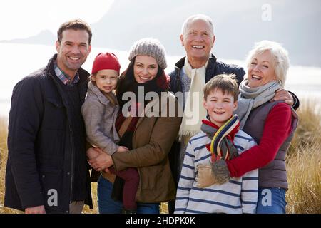 génération, vie familiale, sortie familiale, générations, vie familiale Banque D'Images