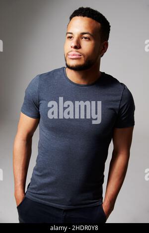 jeune homme, homme, peau foncée, gars, hommes,jeune, africain, ethnique Banque D'Images