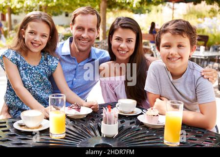 famille, portrait de famille, famille, portraits de famille Banque D'Images