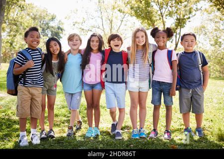 ensemble, enfants, multiculturel, cohésion, enfants,enfants, enfants, multiculturals Banque D'Images