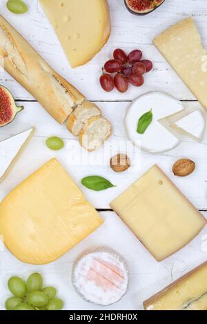 fromage, camembert, fromages Banque D'Images