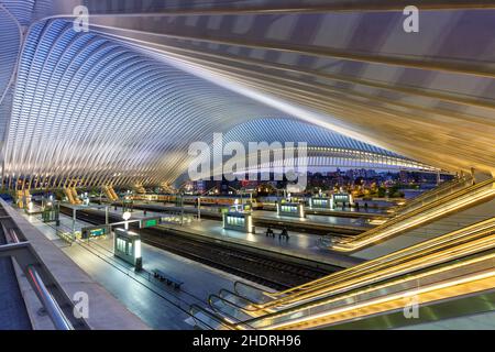 plate-forme, liège-guillemins, plates-formes Banque D'Images