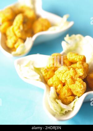 cuisine asiatique, frite, laitue roulés, cuisine asiatique, cuisine asiatique,réfrigérateur Banque D'Images