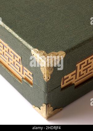 boîte, garnitures, ornementales, boîtes, ornates Banque D'Images