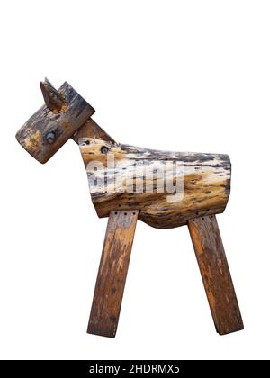 cheval, jouet, cheval en bois, chevaux, jouets,chevaux de bois Banque D'Images