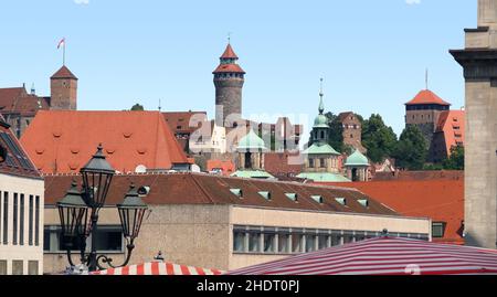 château, nuremberg, château nuremberger, châteaux, nurembergs Banque D'Images