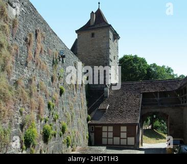 rothenburg ob der tauber, rothenburg ob der taubers Banque D'Images