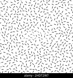 Arrière-plan transparent avec lignes noires aléatoires.Décoration abstraite.Motif abstrait en pointillés Banque D'Images