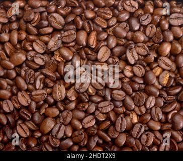 café, grains de café, cafés, grains de café Banque D'Images