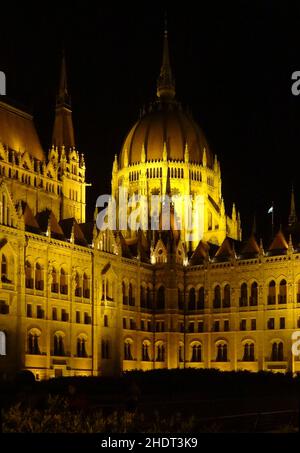 parlement, budapest, parlements, médiateurs Banque D'Images