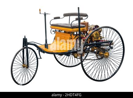 numéro de voiture de brevet benz 1 Banque D'Images