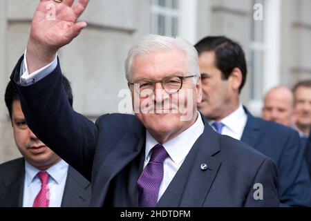 waving, frank-walter steinmeier Banque D'Images