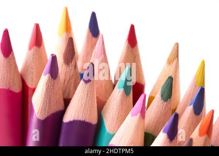 crayons, stylos, crayons, stylos Banque D'Images