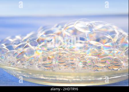 bulle de savon, mousseur, bulles de savon, cuirs Banque D'Images