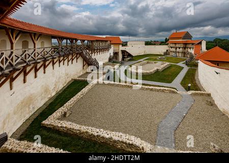 Le château de Marienburg de Feldiora en Roumanie Banque D'Images