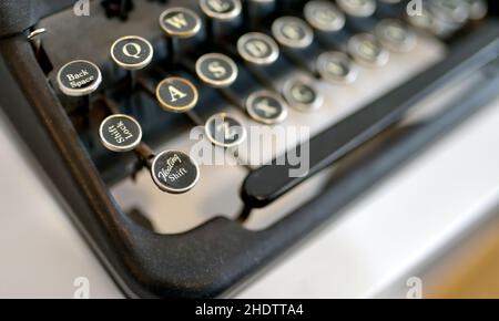 rétro, machine à écrire, style rétro, machine à écrire Banque D'Images