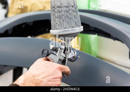 pistolet de pulvérisation, peinture, pistolets de pulvérisation, dessin Banque D'Images