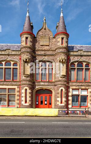 Hôtel de ville de Stornoway, South Beach, Stornoway, île de Lewis, Hébrides extérieures,Écosse, Royaume-Uni - 11th août 2012 Banque D'Images