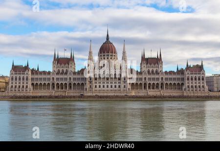 parlement, budapest, parlements, médiateurs Banque D'Images