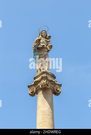 statue, bologne, chiesa di san martino, statues, bolognas Banque D'Images