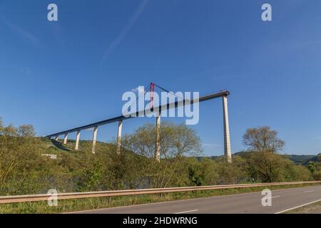 chantier de construction, construction de ponts, pont routier, chantiers de construction, chantier,sites, constructions de ponts, ponts routiers Banque D'Images