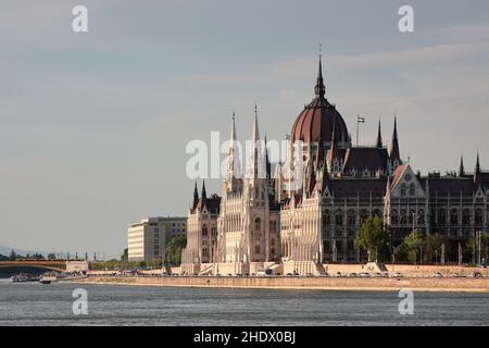 parlement, budapest, parlements, médiateurs Banque D'Images